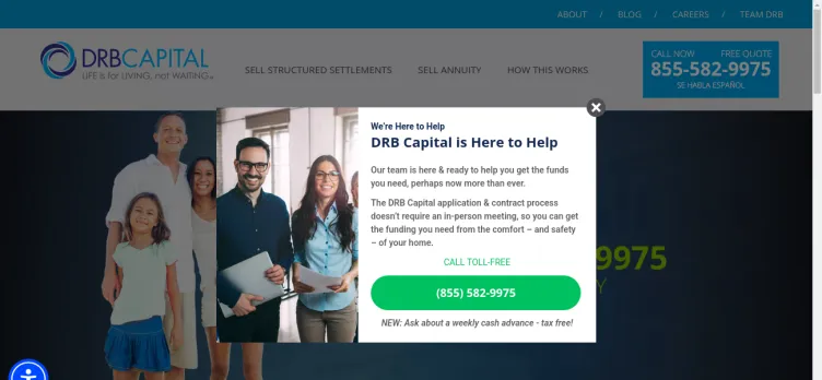 Screenshot DRB Capital