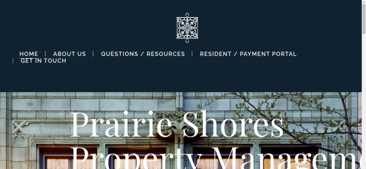 Screenshot Prairie Shores Property Management