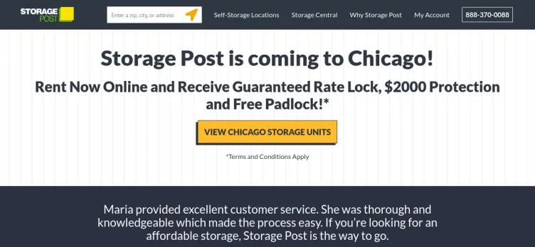 Screenshot Storage Post Self Storage