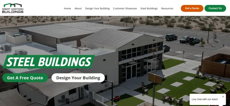 Screenshot Great Western Building Systems