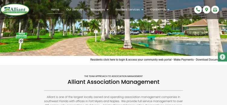 Screenshot Alliant Property Management