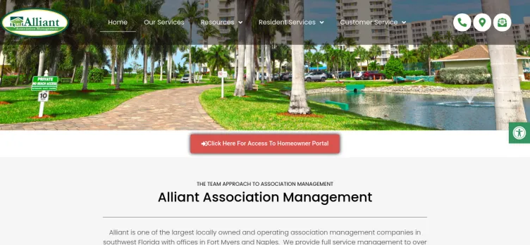 Screenshot Alliant Property Management