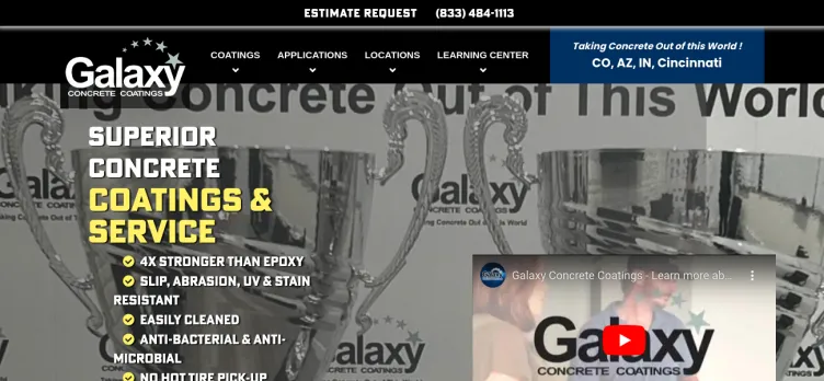 Screenshot Galaxy Concrete Coating