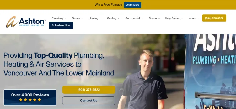 Screenshot Ashton Plumbing Heating Air