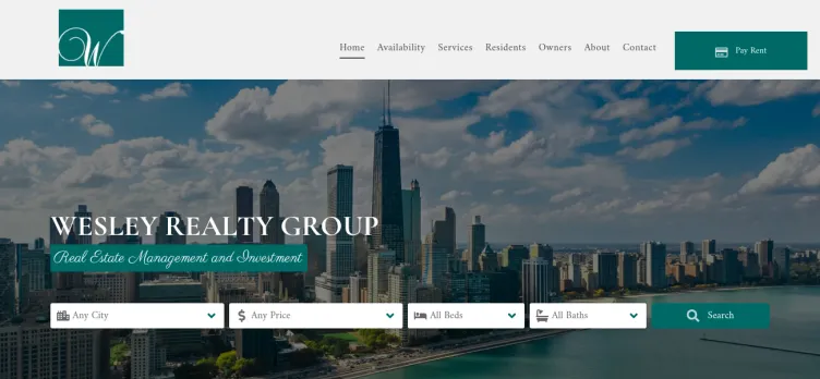 Screenshot Wesley Realty Group