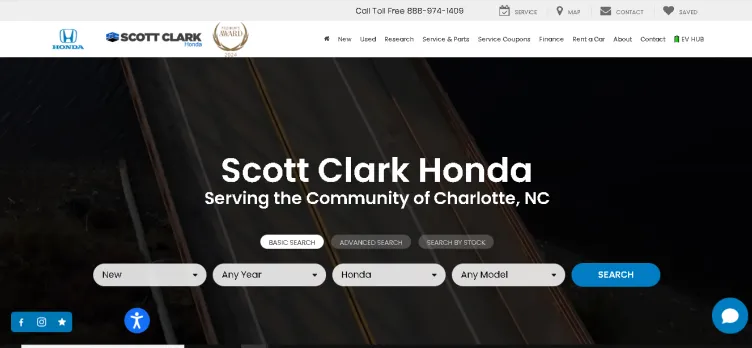 Screenshot Scott Clark Honda