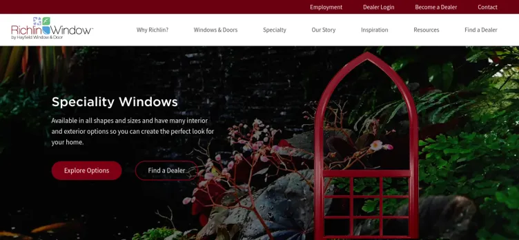 Screenshot Hayfield Window & Door Company