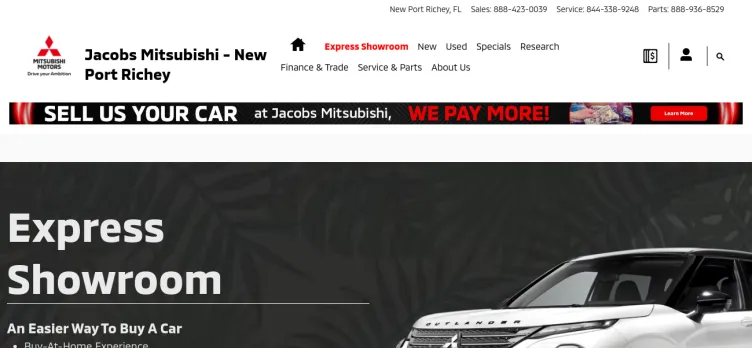 Screenshot Jacobs Mitsubishi