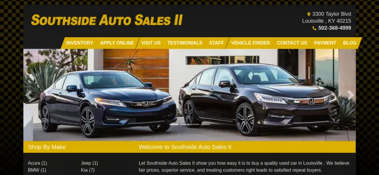 Screenshot Southside Auto Sales II