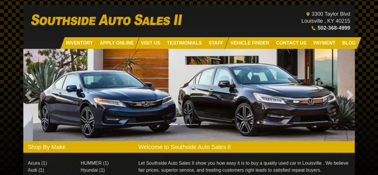 Screenshot Southside Auto Sales II