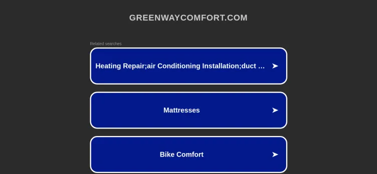 Screenshot GreenWay Comfort Solutions