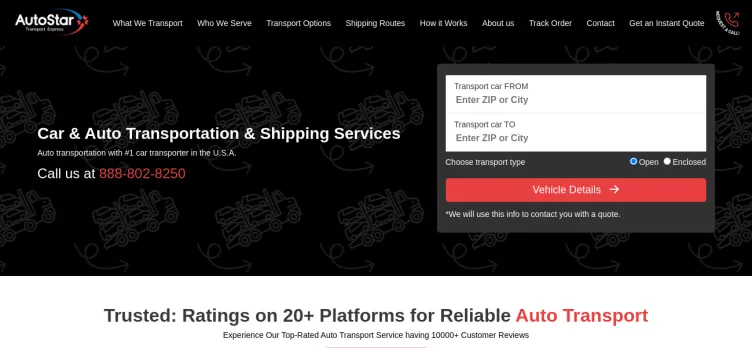 Screenshot AutoStar Transport Express