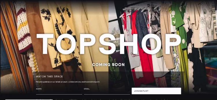 Screenshot Topshop