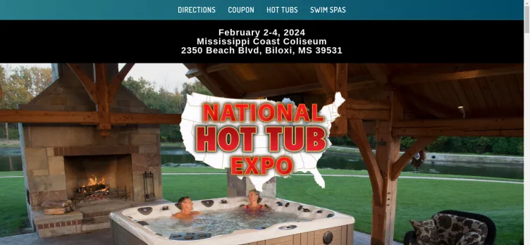 Screenshot National Hot Tub Expo