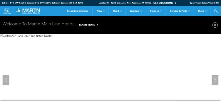 Screenshot Martin Main Line Honda
