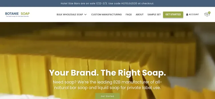Screenshot Botanie Natural Soap