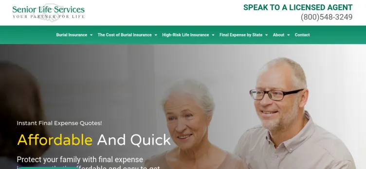Screenshot Senior Life Services