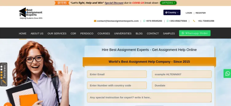 Screenshot Best Assignment Experts