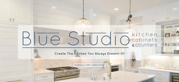 Screenshot Blue Studio Kitchen Cabinets & Counters
