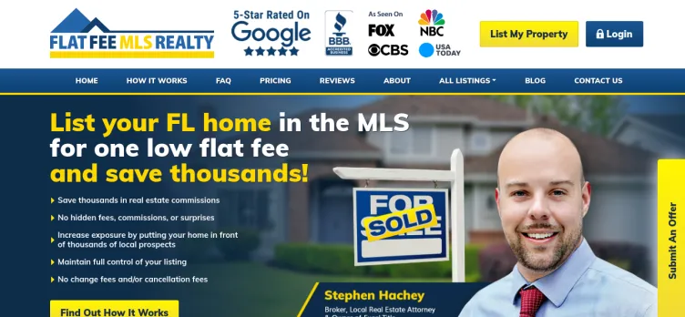 Screenshot Flat Fee MLS Realty