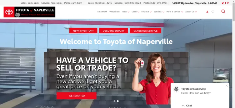 Screenshot Toyota of Naperville
