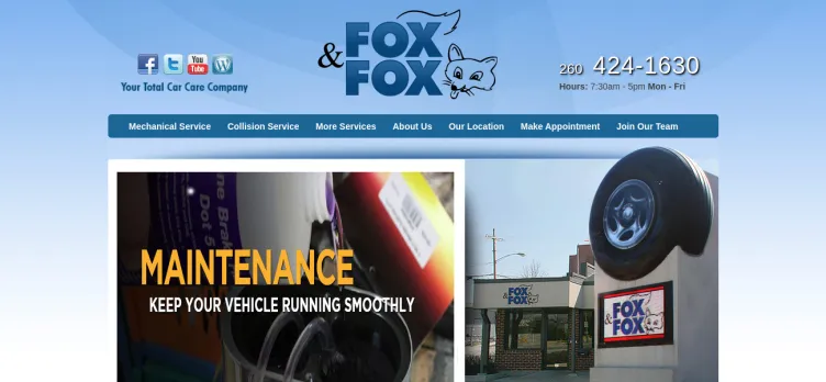 Screenshot Fox & Fox Frame Service