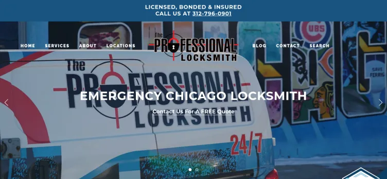 Screenshot The Professional Locksmith