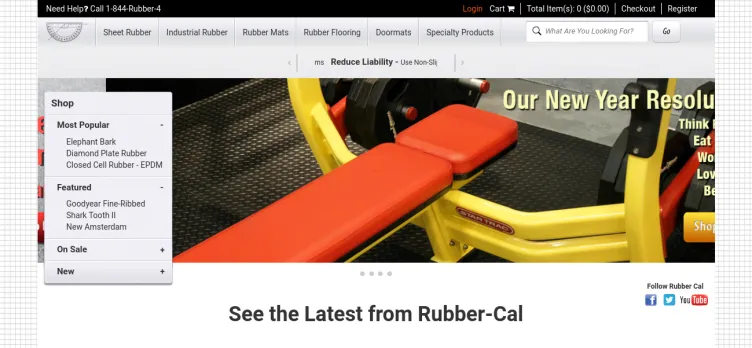 Screenshot Rubber-Cal