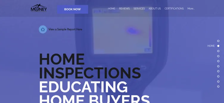 Screenshot On the Money Home Inspection Services