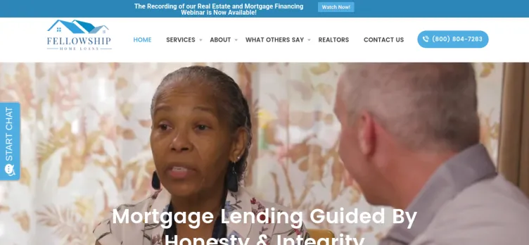 Screenshot Fellowship Home Loans