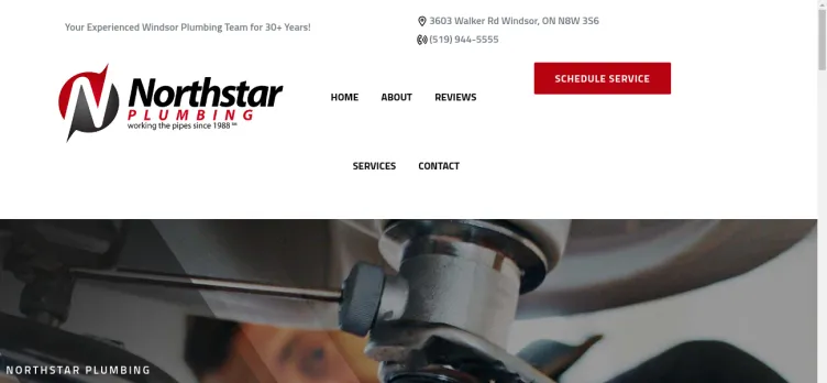 Screenshot Northstar Plumbing