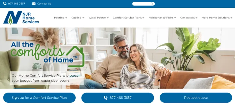 Screenshot NJR Home Services