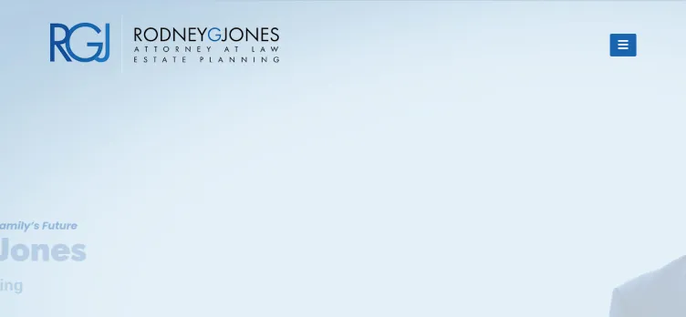 Screenshot Rodney G. Jones Estate Planning Attorney