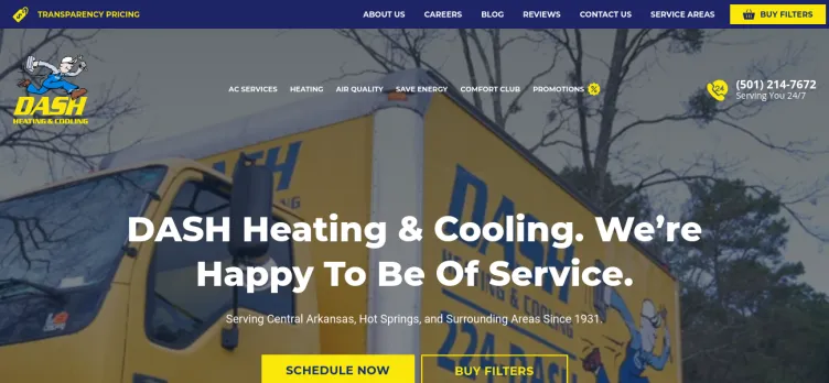 Screenshot Dash Heating & Cooling