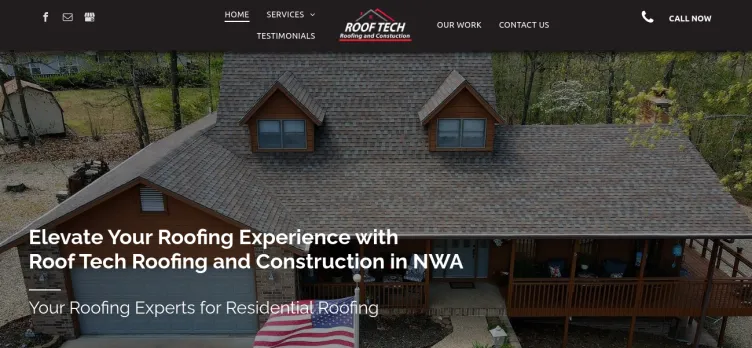 Screenshot Roof Tech Roofing & Construction