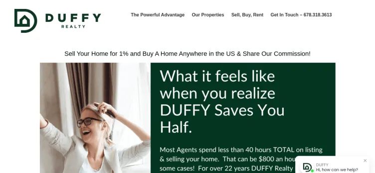 Screenshot Duffy Realty of Atlanta