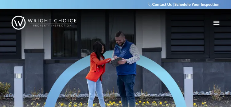 Screenshot Wright Choice Home Inspection