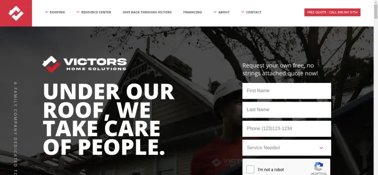 Screenshot Victors Home Solutions