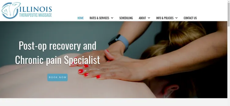 Screenshot Illinois Therapeutic Massage