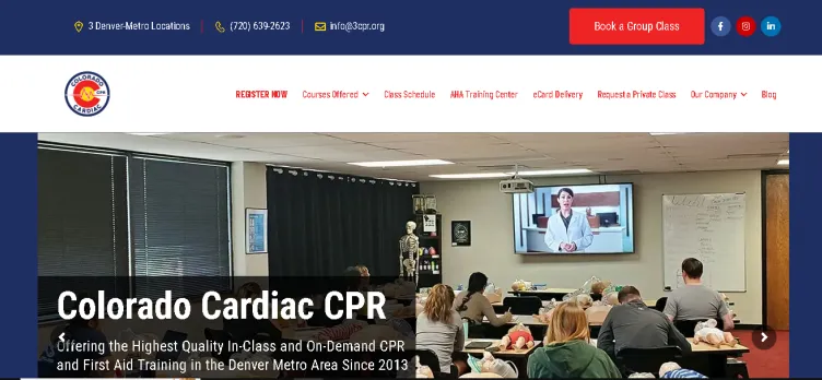 Screenshot Colorado Cardiac CPR