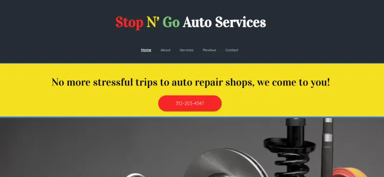 Screenshot Stop N' Go Auto Services