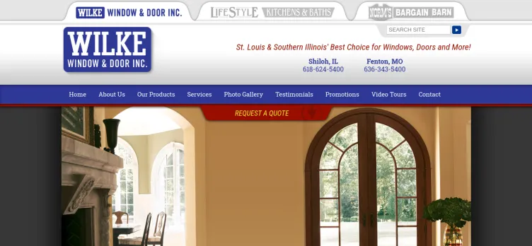 Screenshot Wilke Window & Door