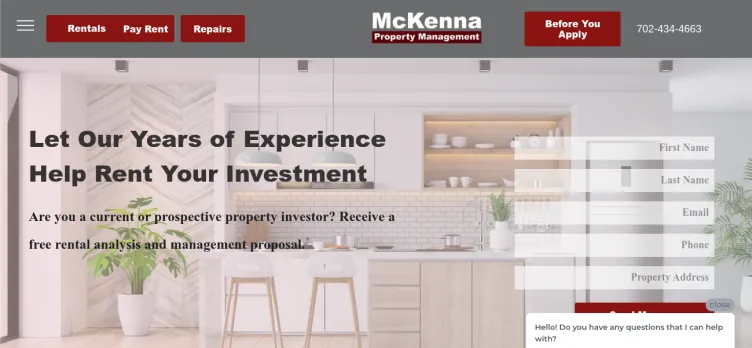 Screenshot McKenna Property Management