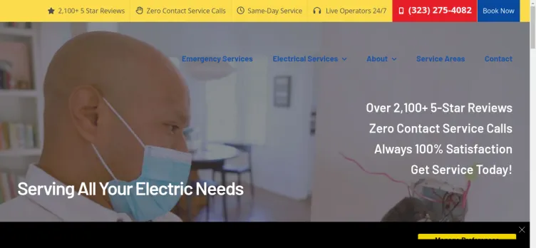 Screenshot Express Electrical Services