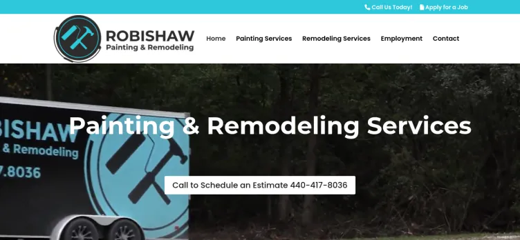 Screenshot Robishaw Painting & Remodeling