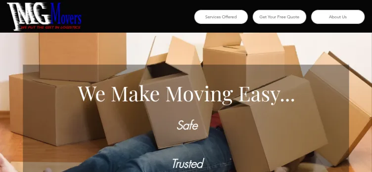 Screenshot JMG Movers