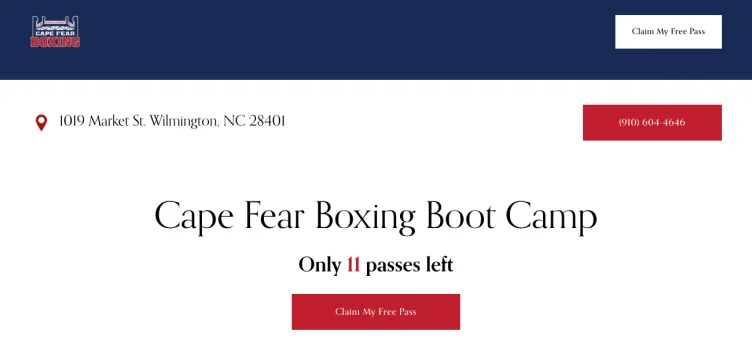 Screenshot Cape Fear Boxing