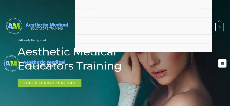 Screenshot Aesthetic Medical Educators Training