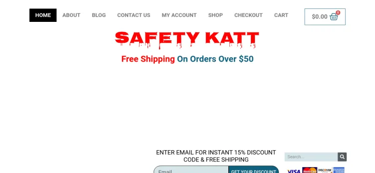 Screenshot safetykatt.com