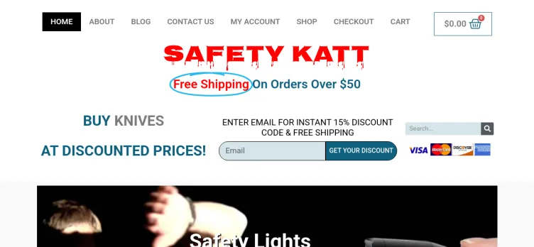 Screenshot safetykatt.com